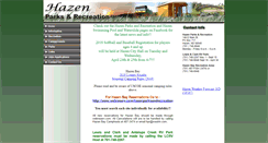 Desktop Screenshot of hazenparks.com